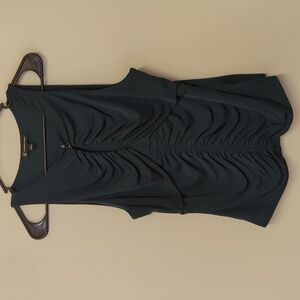 Large Dark Green Ruched Tank